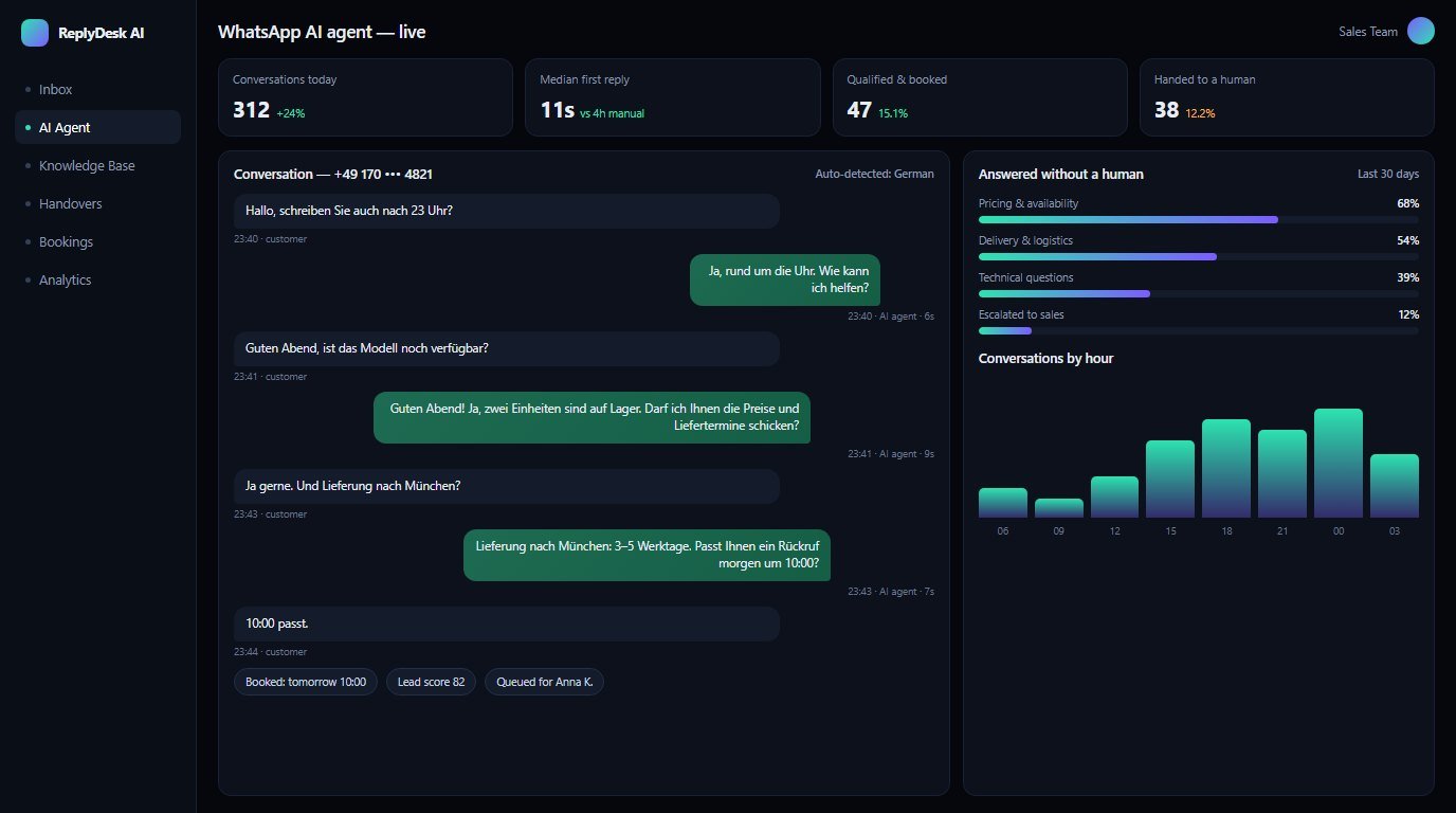 Autonomous WhatsApp AI Sales Agent & CRM Integration